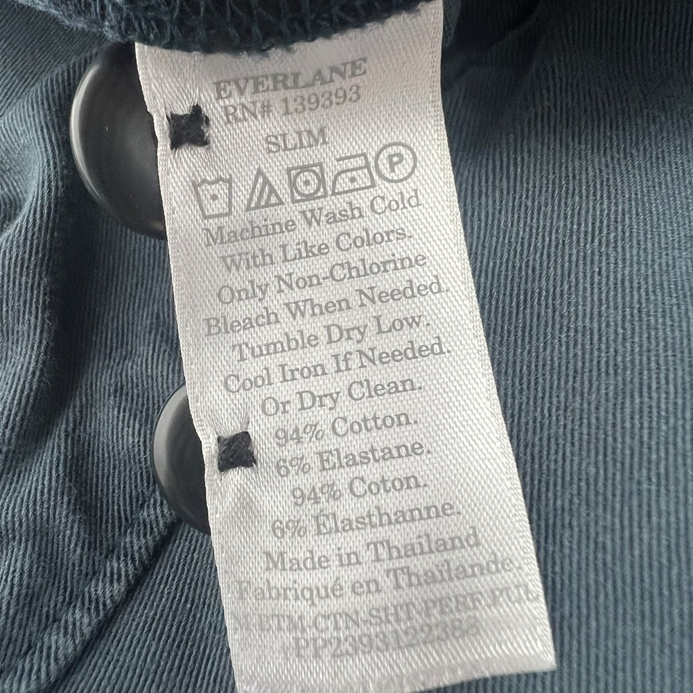 Everlane Men's Size XL Kingfisher Blue Pull On Performance Chino Shorts - Picture 7 of 9